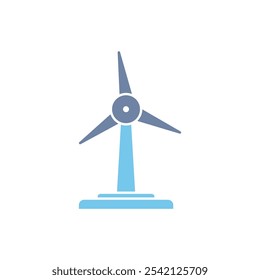 wind power concept line icon. Simple element illustration. wind power concept outline symbol design.