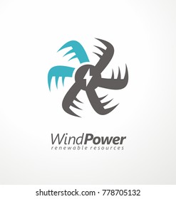 Wind Power Creative Logo Concept Renewable Stock Vector Royalty Free Wind Power Creative Logo Concept 260nw 778705132