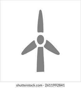 wind power plant symbol - Shadow
