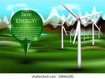 Wind power plants with pin