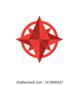 wind rose compass location gps map and navigation vector illustration