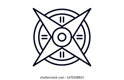 wind rose icon