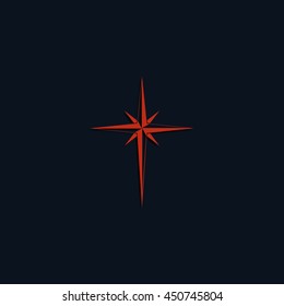 Wind rose icon.