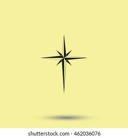 Wind rose icon.