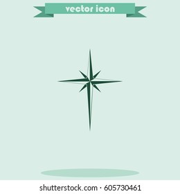 Wind rose icon.