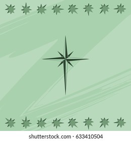 Wind rose icon.