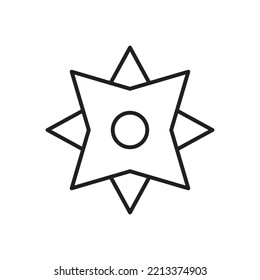 Wind rose icon design. Wind Rose Compass Navigation Icon. isolated on white background. Vector Illustration