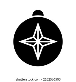 wind rose icon or logo isolated sign symbol vector illustration - high quality black style vector icons
