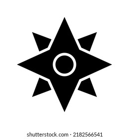 wind rose icon or logo isolated sign symbol vector illustration - high quality black style vector icons
