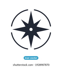 wind rose icon. Navigation. location. GPS elements pack symbol template for graphic and web design collection logo vector illustration