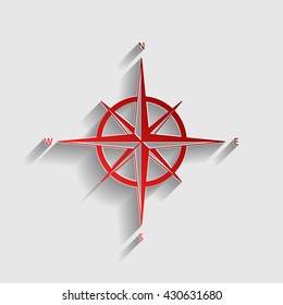 Wind rose sign