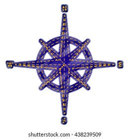 Wind rose sign