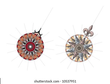 wind roses vector