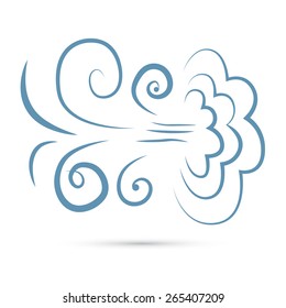 Wind Sign - Symbol Vector Illustration