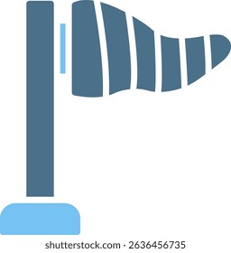 Wind Socket Glyph Two Colour Icon