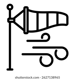 Elemento Ícone De Velocidade Do Vento Para Design