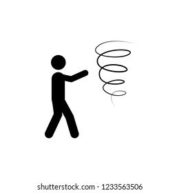 wind, super power icon. Element of super power icon for mobile concept and web apps. Pictogram wind, super power icon can be used for web and mobile