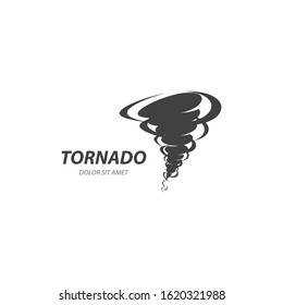 Wind tornado logo vector illustration flat design