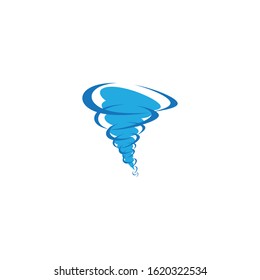 Wind tornado logo vector illustration flat design