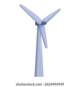 Wind turbine generating clean energy through rotating blades