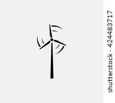 Wind turbine icon.