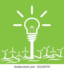 Wind turbine icon