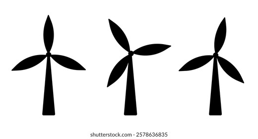 wind turbine icon. wind turbine icon