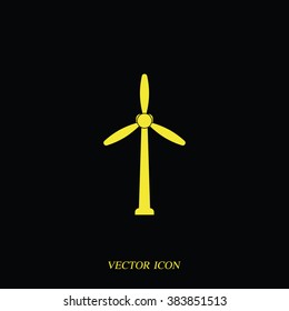 Wind turbine icon.