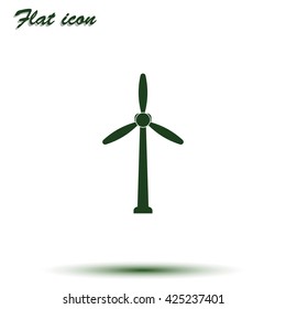 Wind turbine icon.