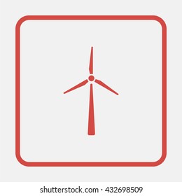 Wind turbine icon.