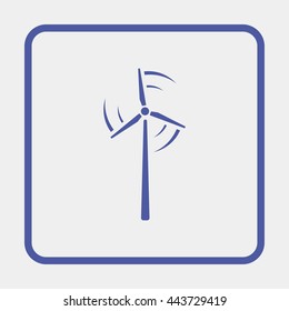 Wind turbine icon.