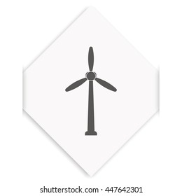 Wind turbine icon.