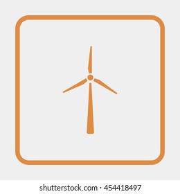 Wind turbine icon.
