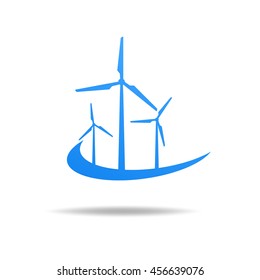 Wind turbine icon