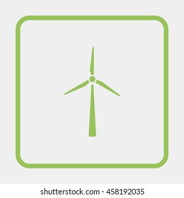 Wind turbine icon.