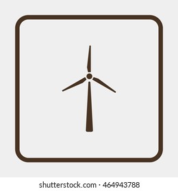 Wind turbine icon.