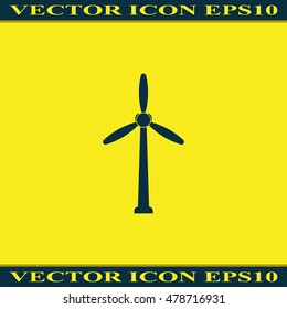 Wind turbine icon.