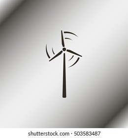 Wind turbine icon.