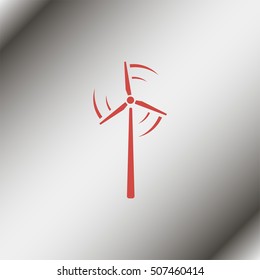 Wind turbine icon.