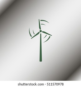 Wind turbine icon.