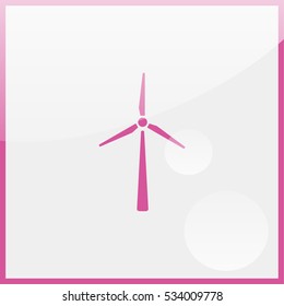 Wind turbine icon.