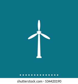 Wind turbine icon.