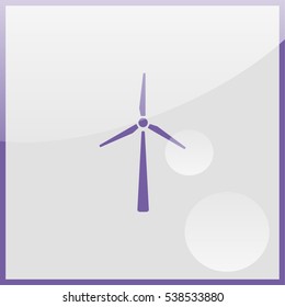 Wind turbine icon.