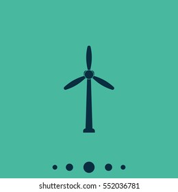 Wind turbine icon.