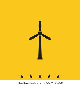 Wind turbine icon.