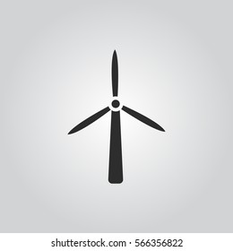 Wind turbine icon