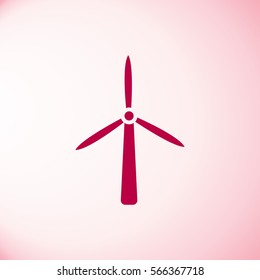 Wind turbine icon