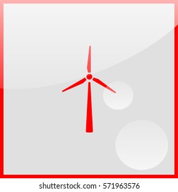 Wind turbine icon.