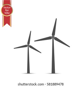 Wind turbine icon