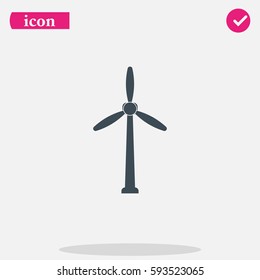 Wind turbine icon.